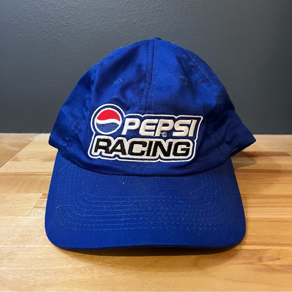VINTAGE Jeff Gordon Hat Cap Blue Pepsi Racing NASCAR Chase Authentics